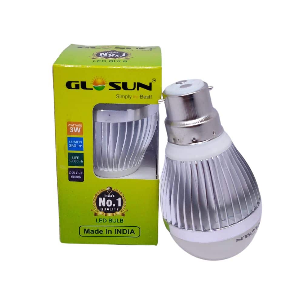 "3W energy-efficient LED light bulb"