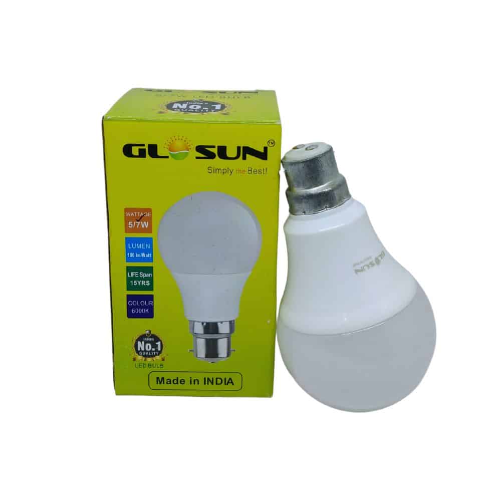 "7W energy-efficient LED light bulb"