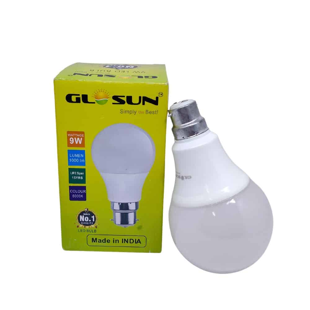 "9W energy-efficient LED light bulb"