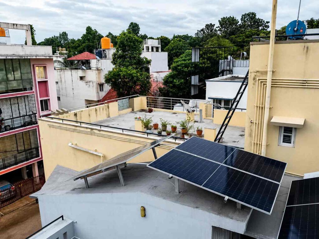 Solar panel installation