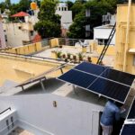 Solar panel installation