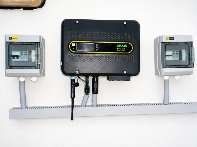 Solar inverter installation